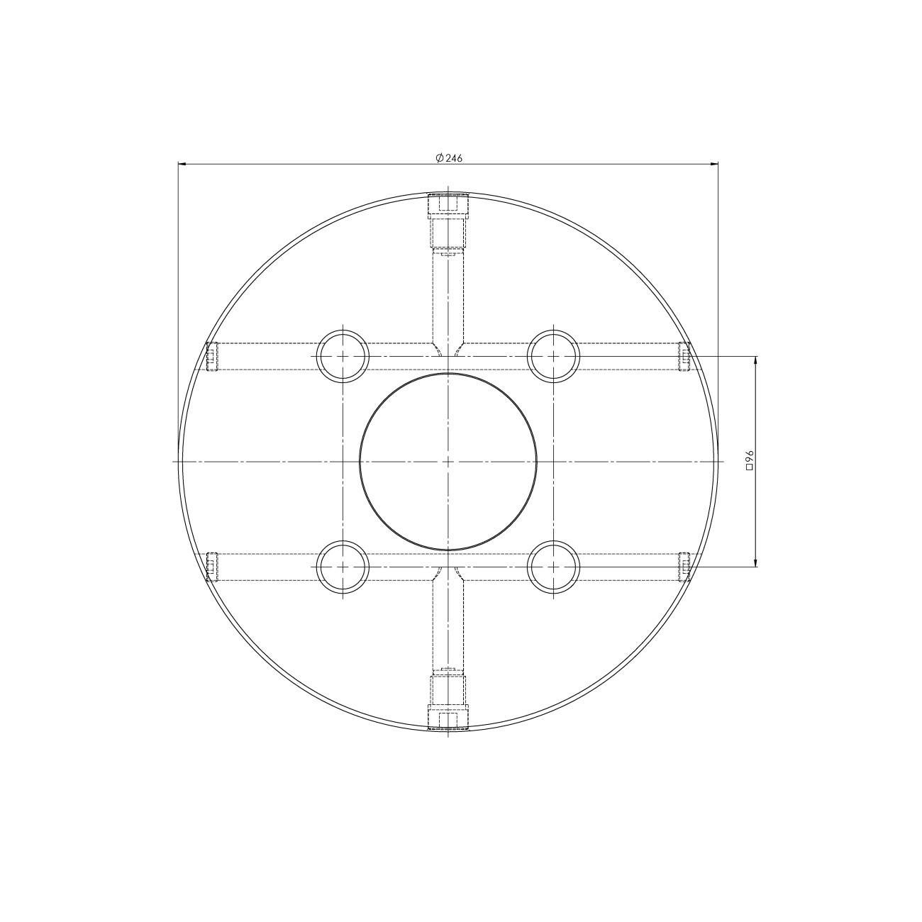 45843: Quick•Point® Round Plate | LANG Technik